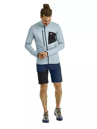 ORTOVOX | Herren Fleecejacke Grid | hellblau